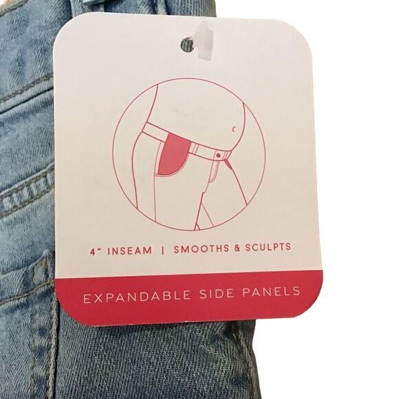 Isabel Maternity Midi Short Denim Shorts 2 - Picture 3 of 6